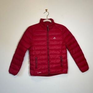 Kids Berry Red K-Way Puffer Jacket